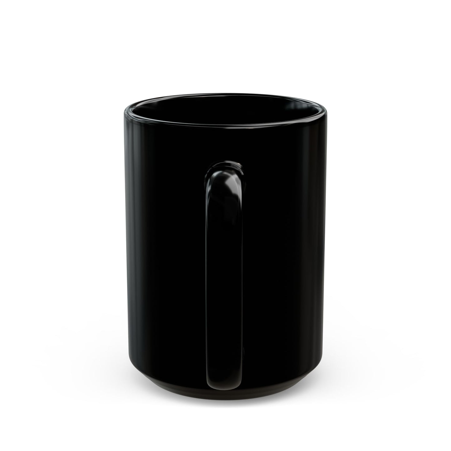 Dragon Ouroboros Black Coffee Mug – Vintage Mythical Serpent Design (11oz/15oz)