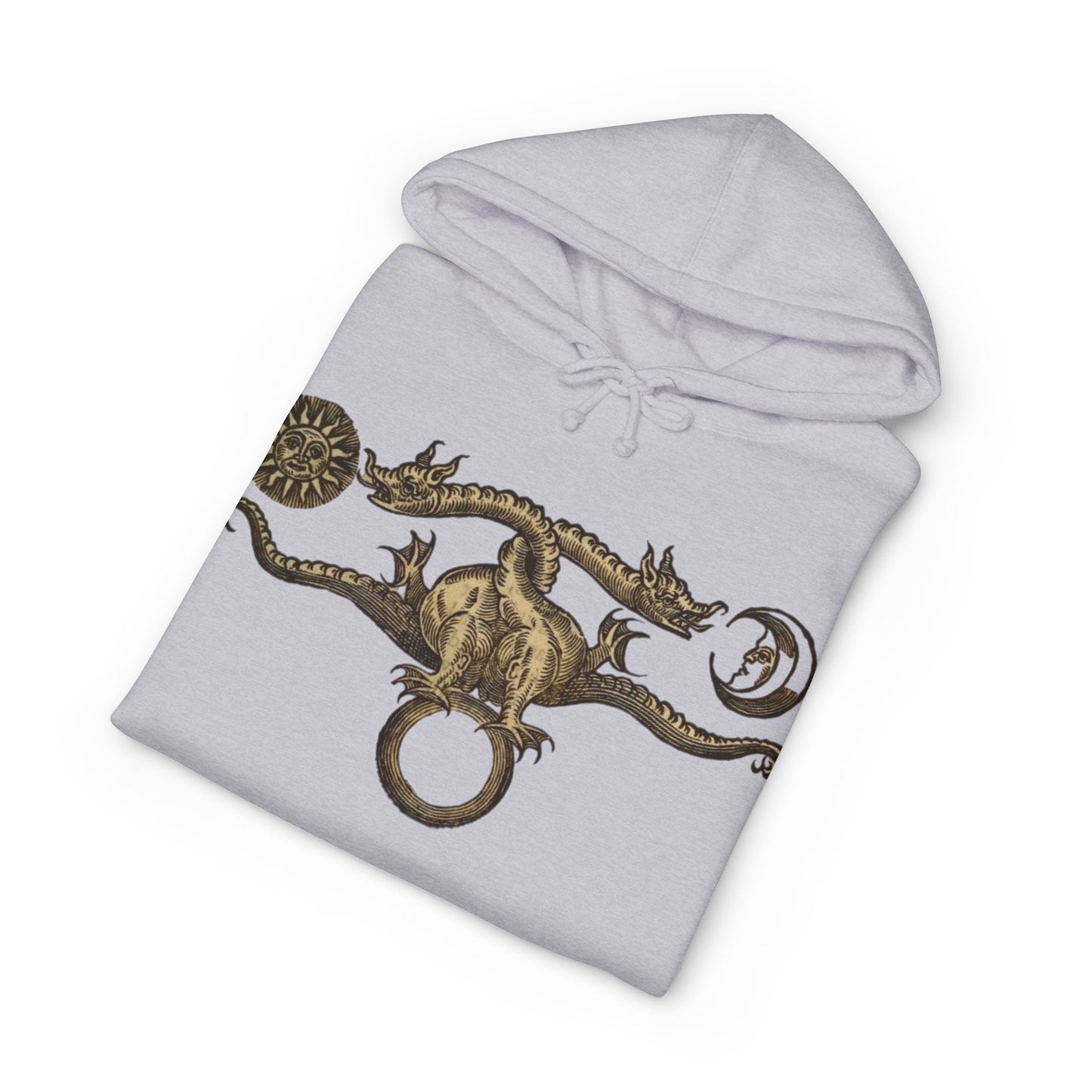 Dragon Sigil Hoodie — Mythic Celestial Crest Hooded Sweatshirt
