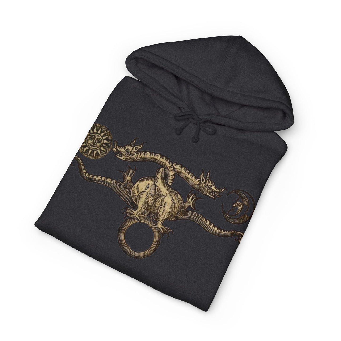 Dragon Sigil Hoodie — Mythic Celestial Crest Hooded Sweatshirt