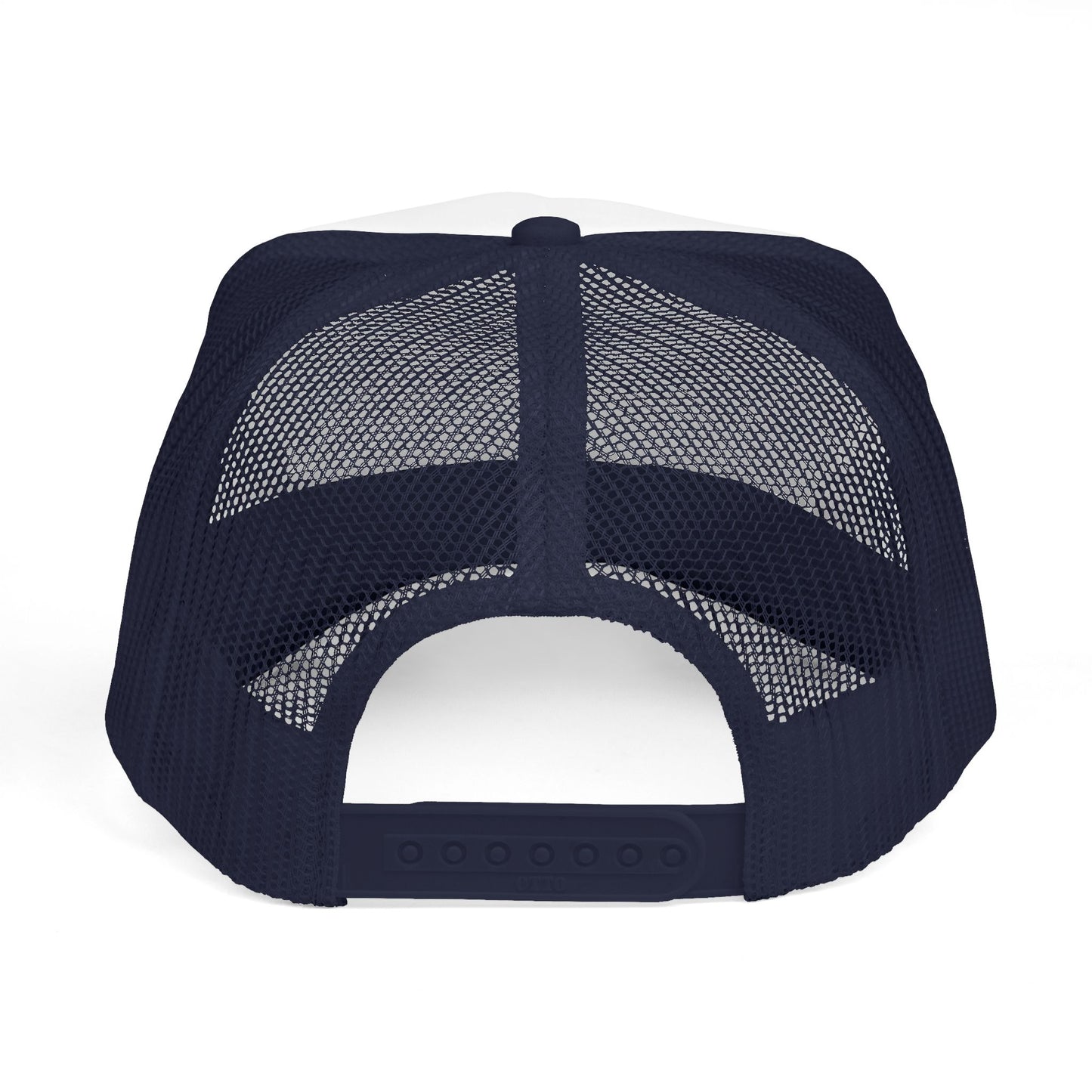 Aletheia Studio Trucker Hat — Minimal Triangle Logo Mesh Cap