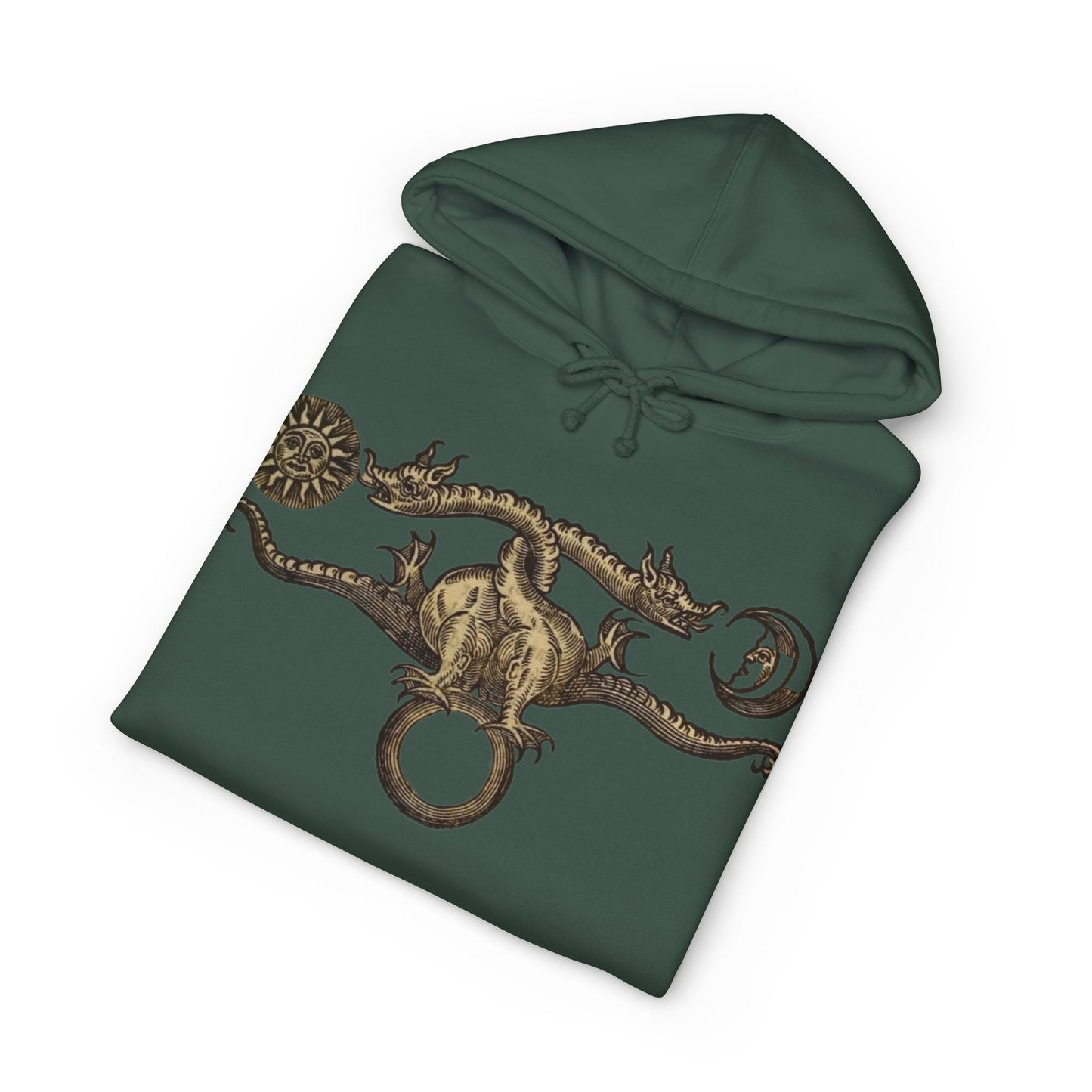 Dragon Sigil Hoodie — Mythic Celestial Crest Hooded Sweatshirt