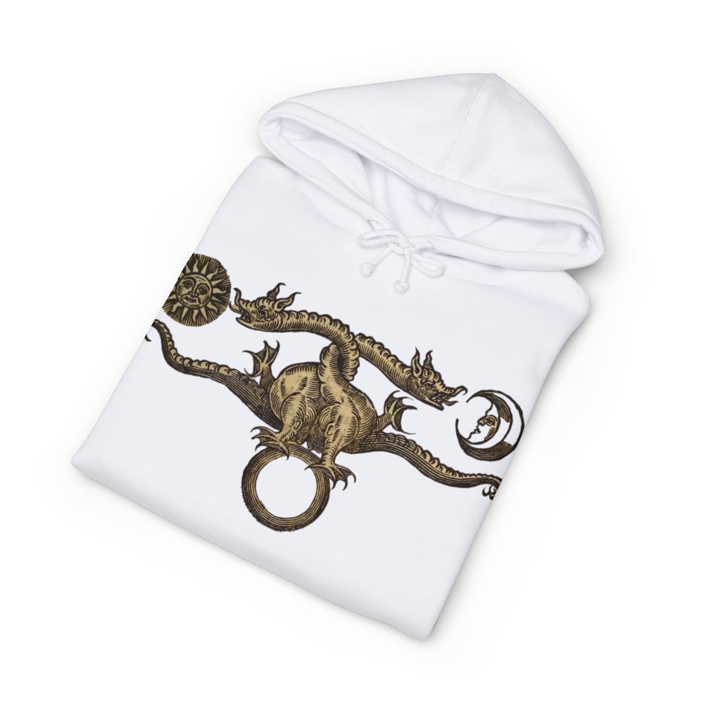 Dragon Sigil Hoodie — Mythic Celestial Crest Hooded Sweatshirt
