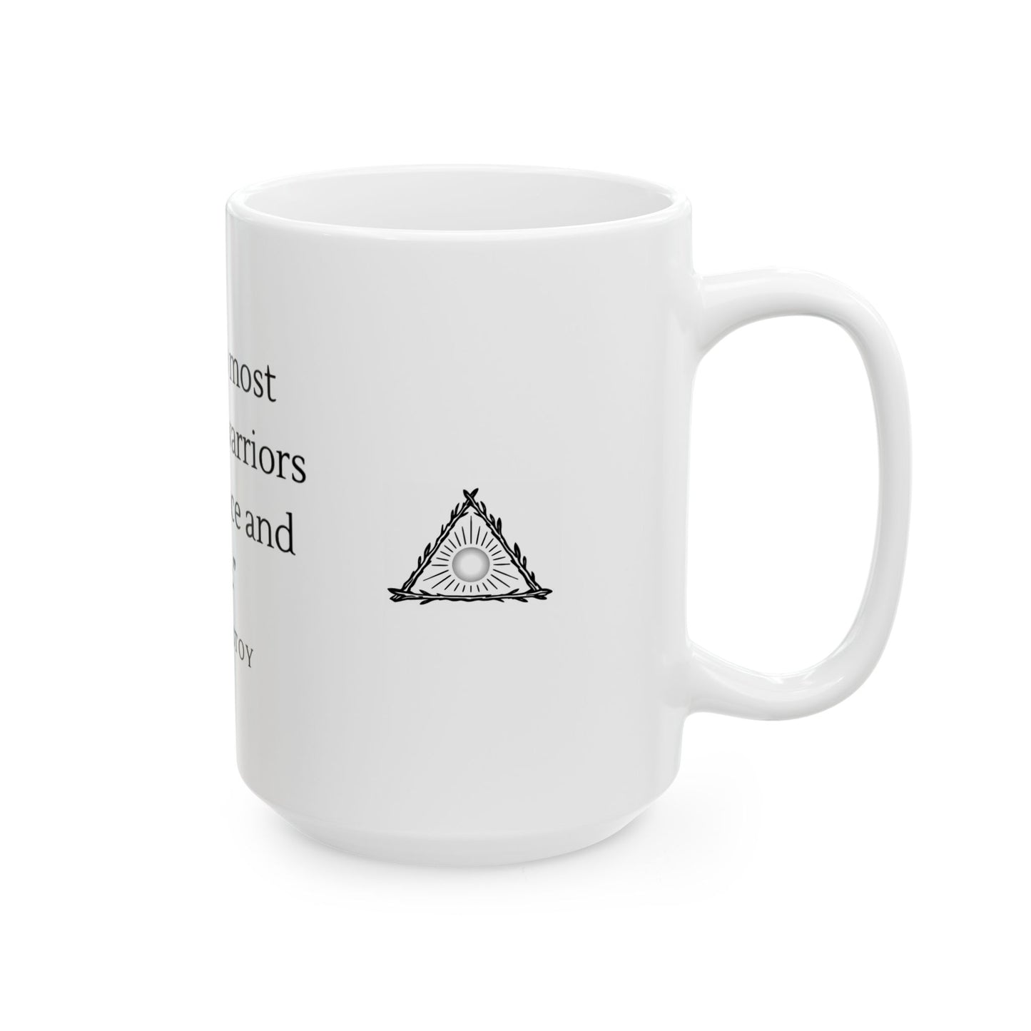 Tolstoy Quote Patience and Time Mug | Ceramic Coffee Tea Cup