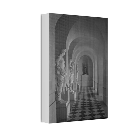 Classical Statue Hall Canvas