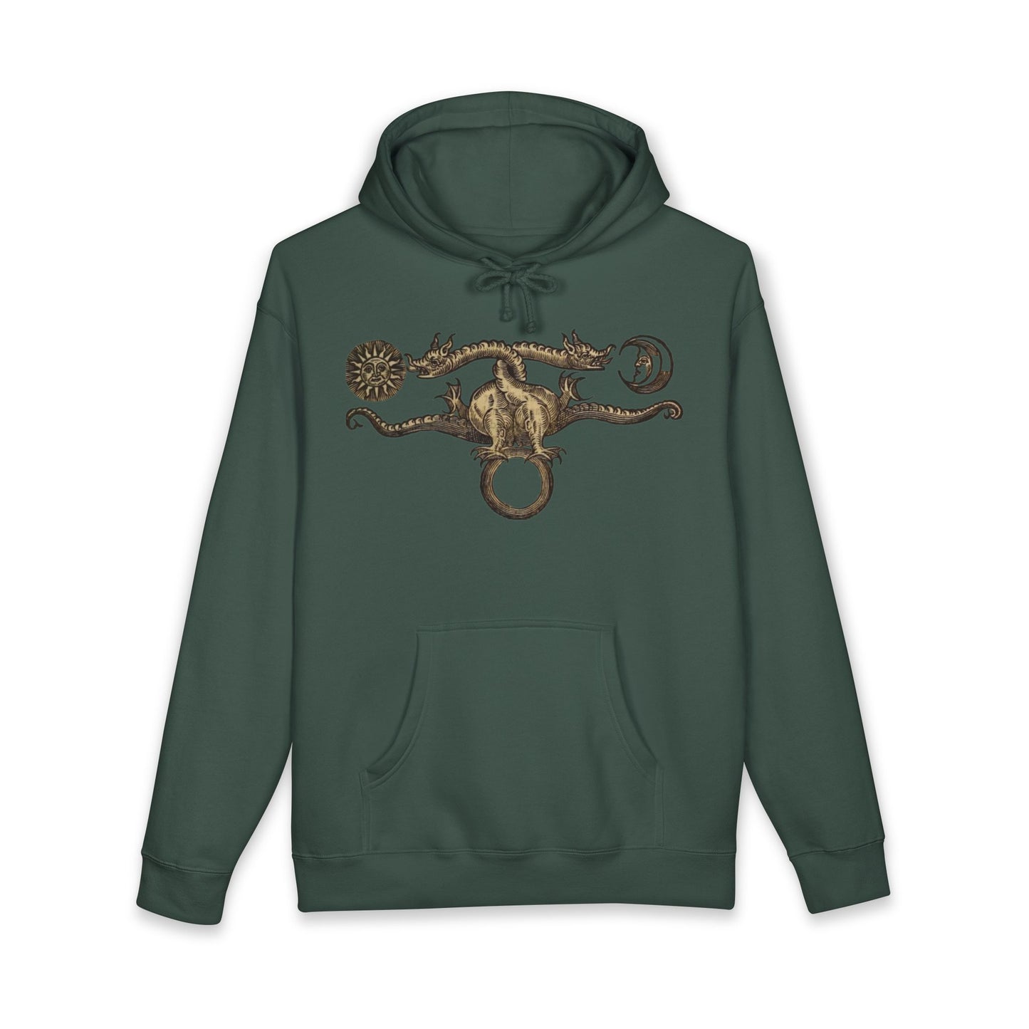 Dragon Sigil Hoodie — Mythic Celestial Crest Hooded Sweatshirt