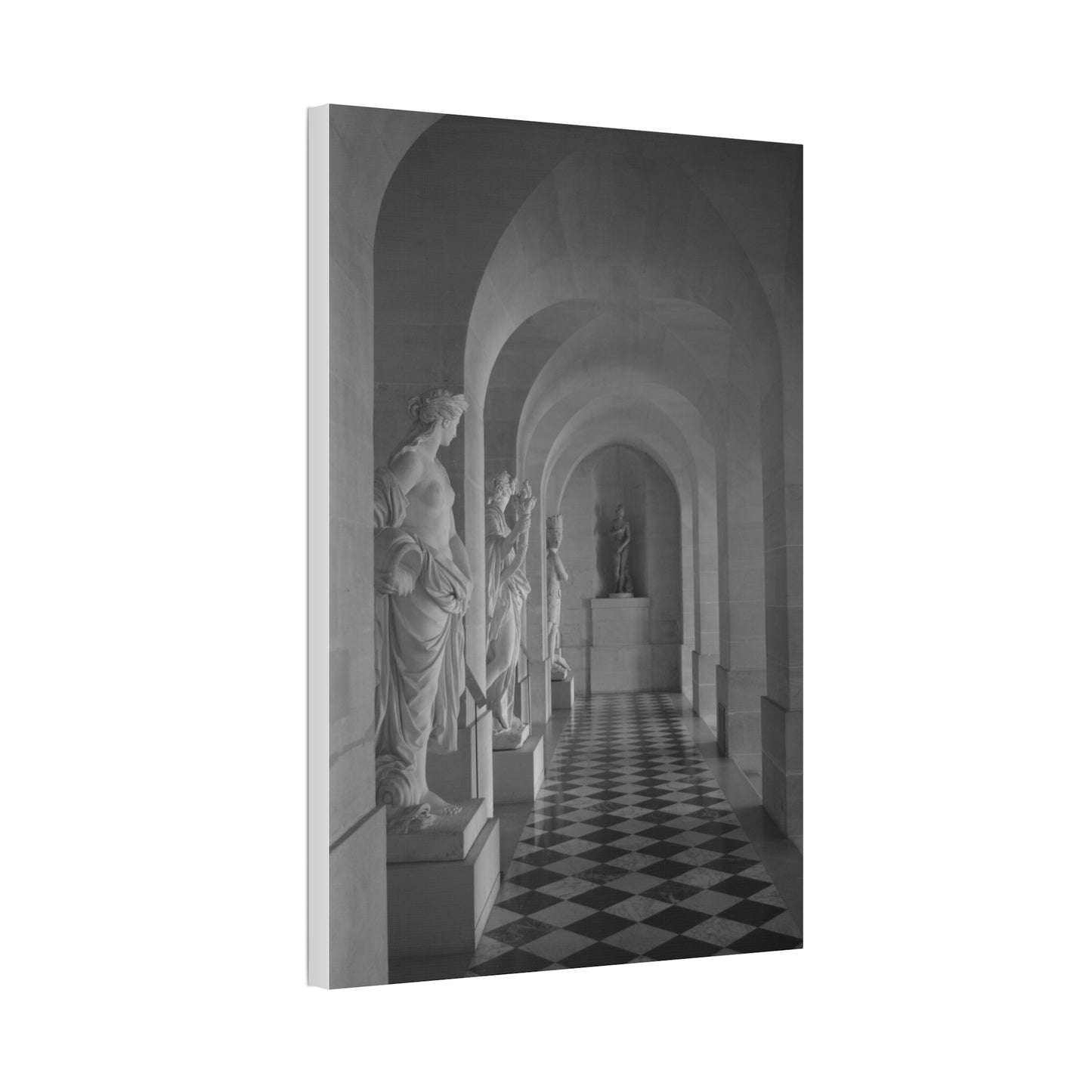 Classical Statue Hall Canvas