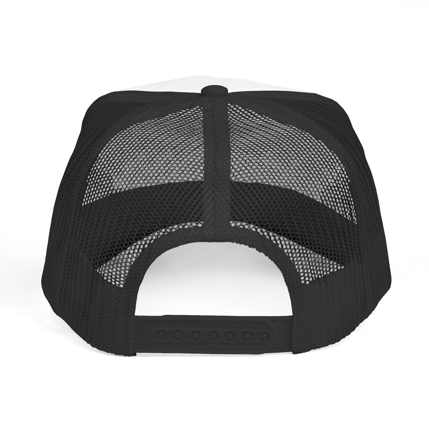 Aletheia Studio Trucker Hat — Minimal Triangle Logo Mesh Cap