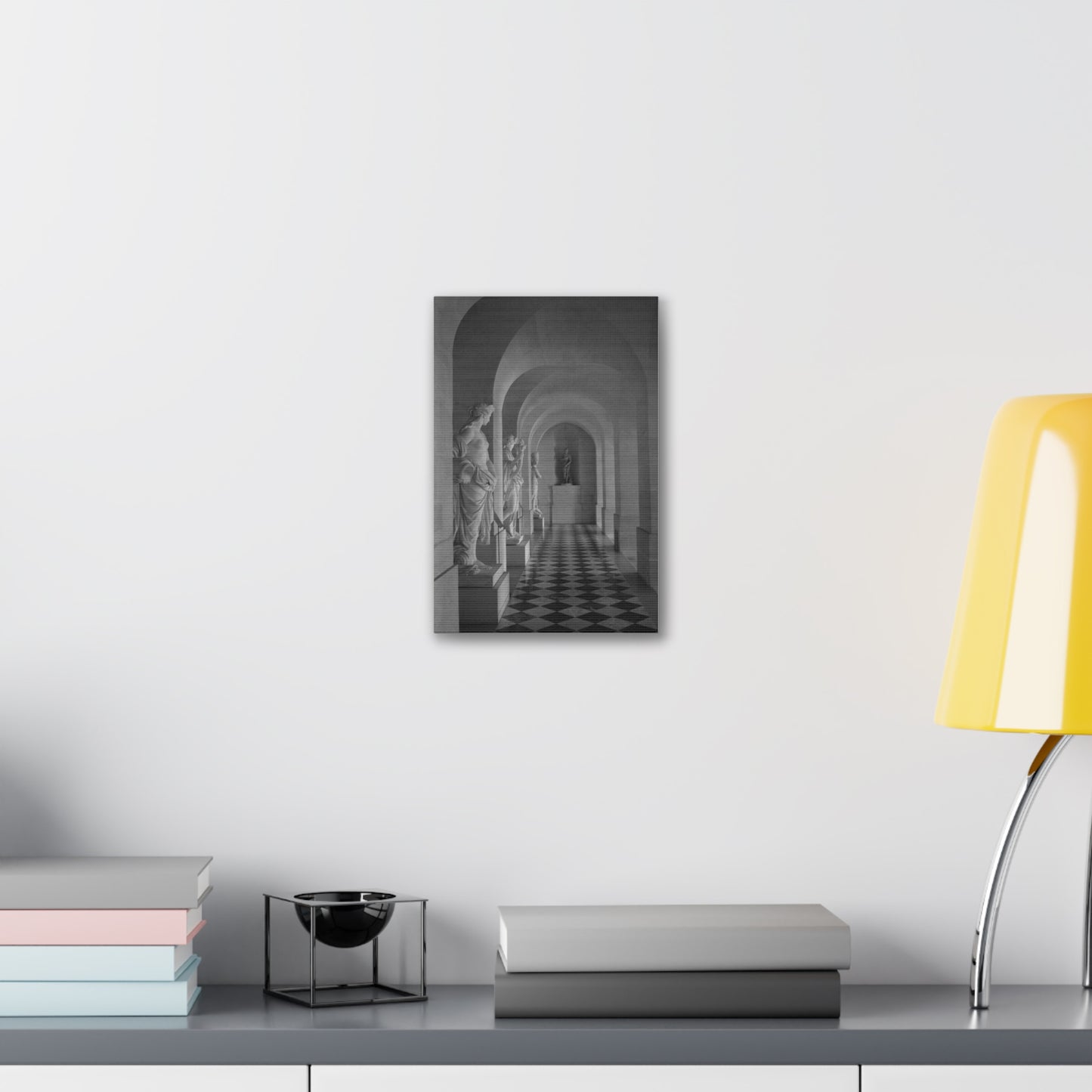 Classical Statue Hall Canvas