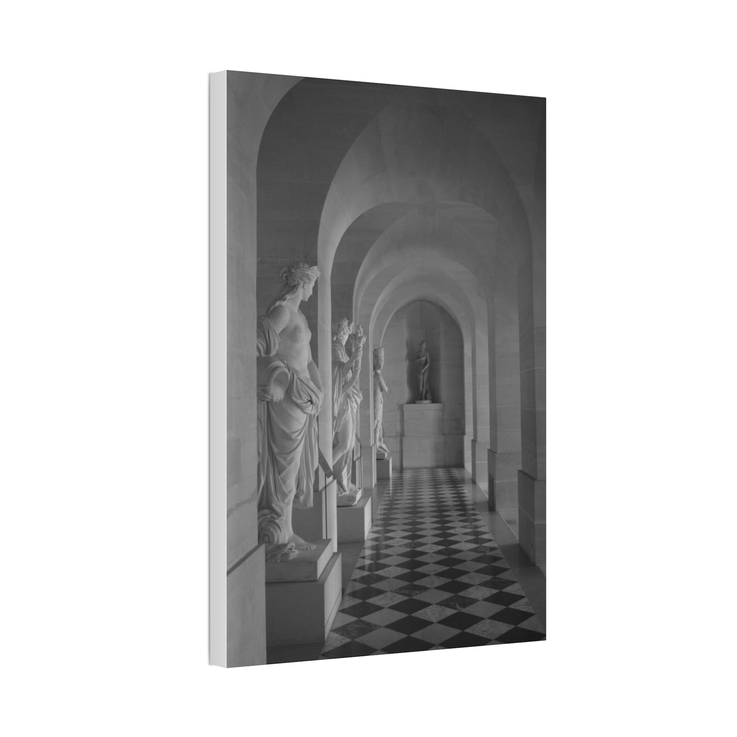 Classical Statue Hall Canvas
